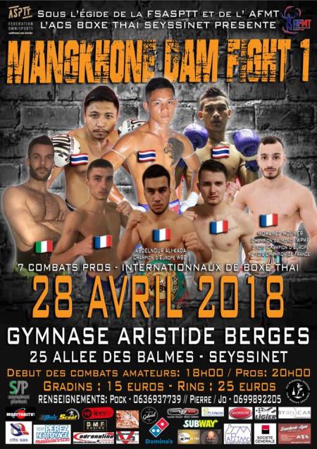 Mangkhone Dam Fight 1 : les résultats