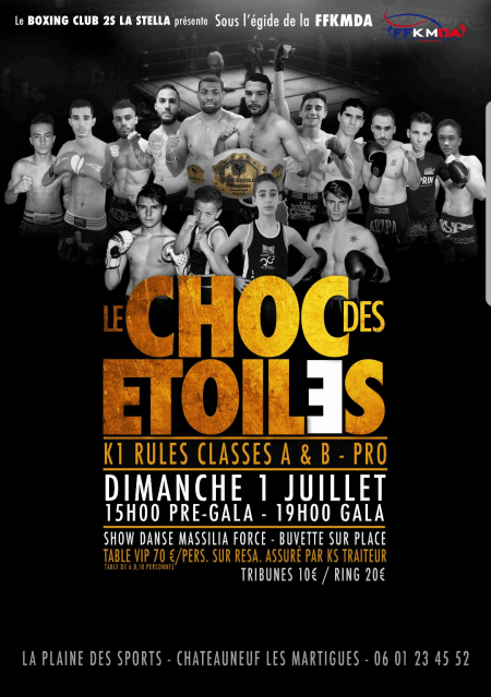 Choc Des Etoiles : les résultats