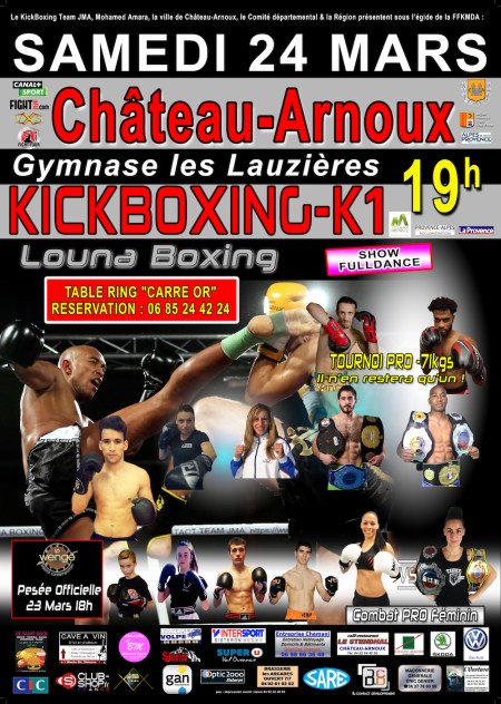 Louna Boxing - Chateau Arnoux : les résultats