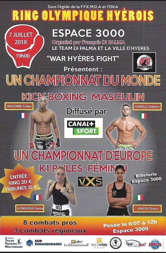 War Hyères Fight : les résultats