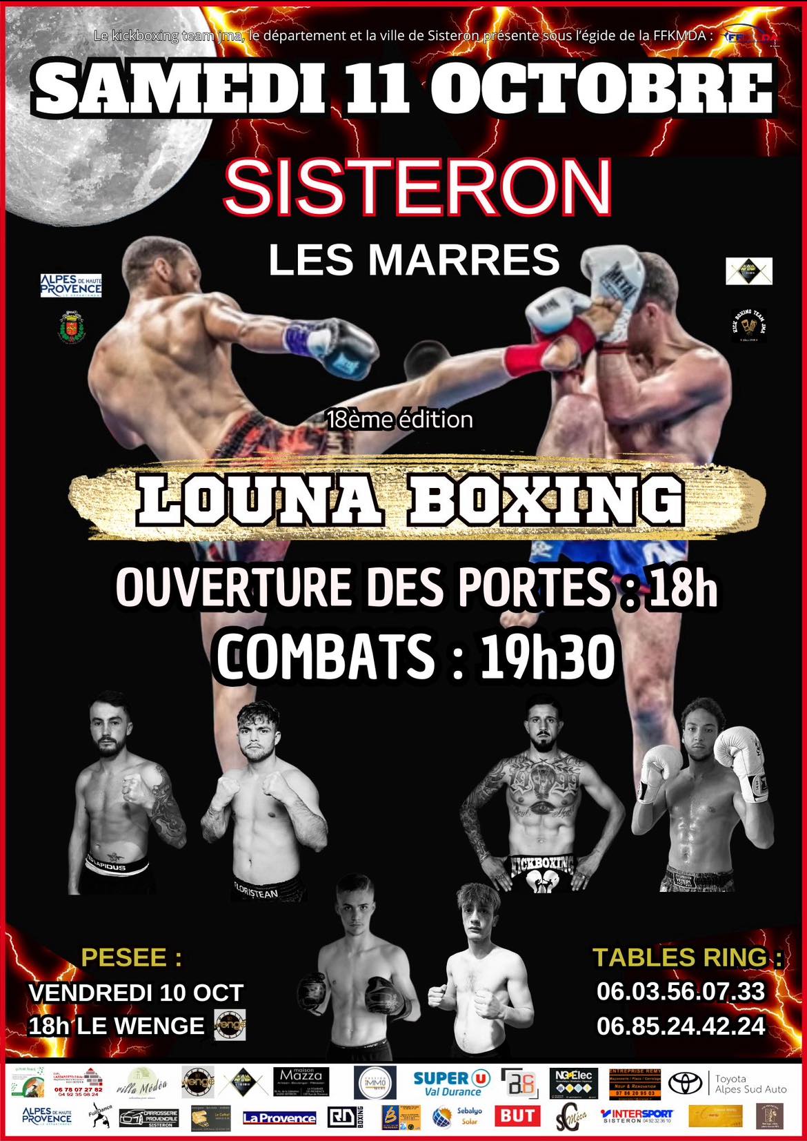 LOUNA BOXING 18 | Résultats – Main&nbsp;Card