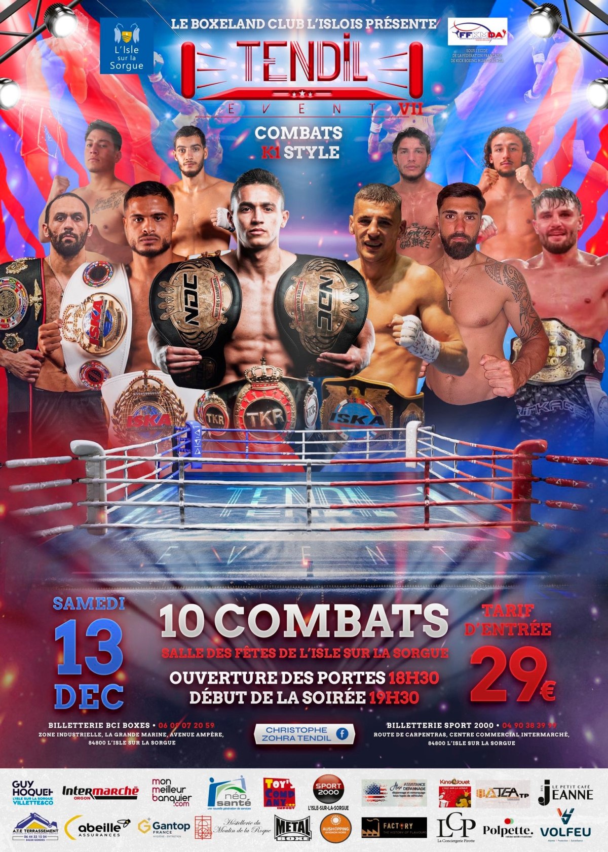 TENDIL EVENT VII – RÉSULTATS 