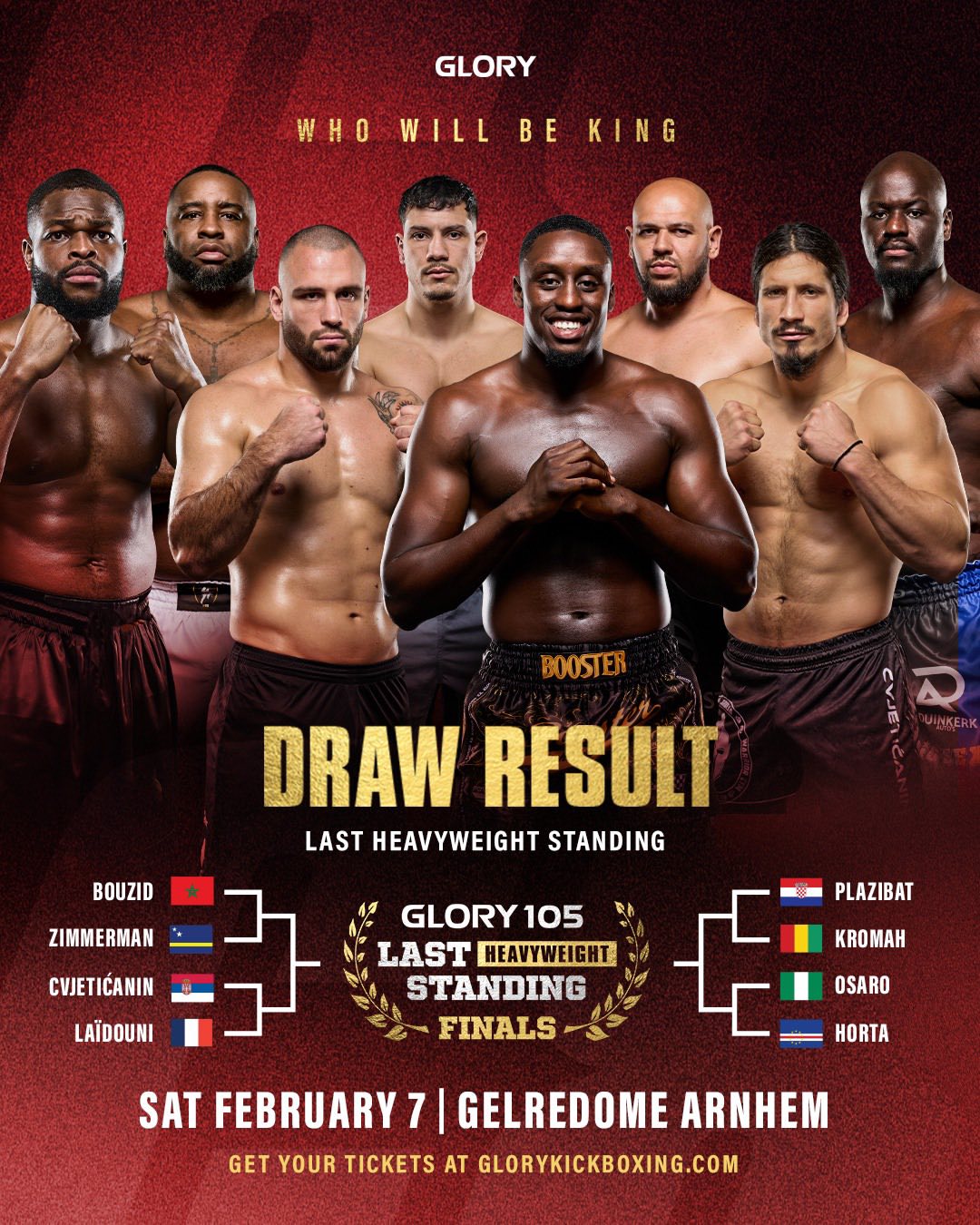 Glory 105 – Last Heavyweight Standing&nbsp;Finals