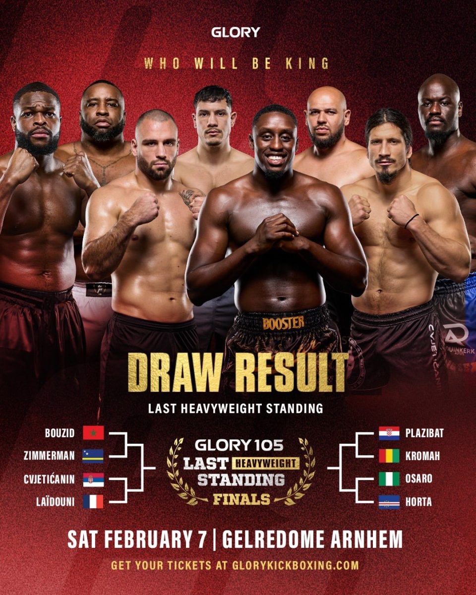 Glory 105 – Last Heavyweight Standing Finals –&nbsp;Résultats