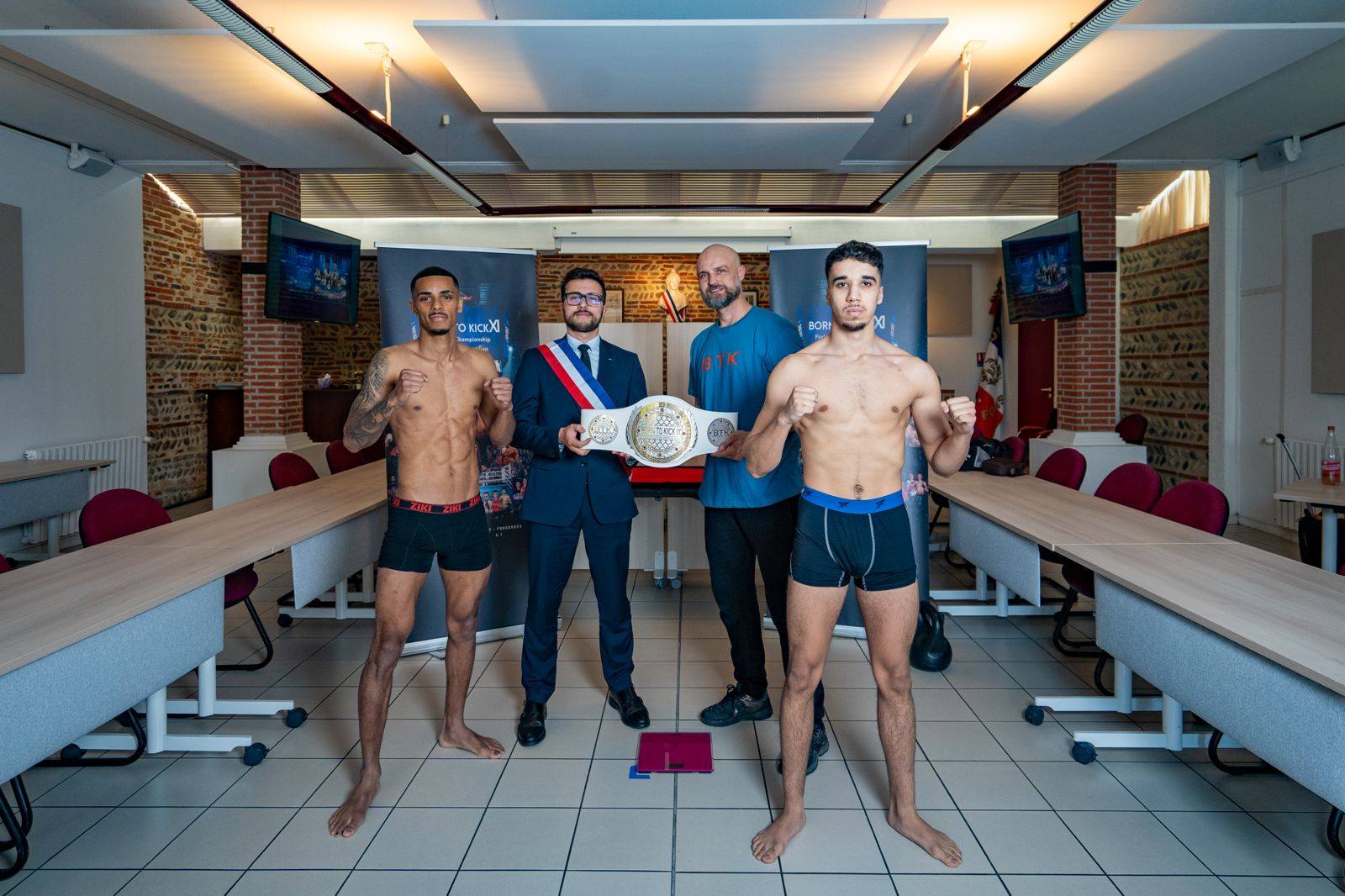 62,200kg pour Yoann Trille pour le main event du  BORN TO KICK XI