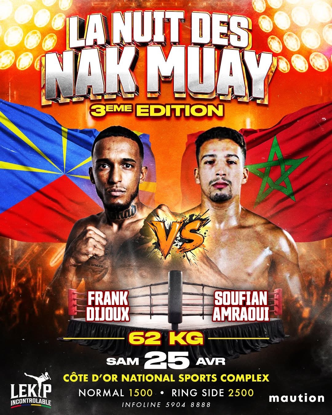 Franck Dijoux va affronter Soufian Amraoui à la Nuit Des Nakmuays 3